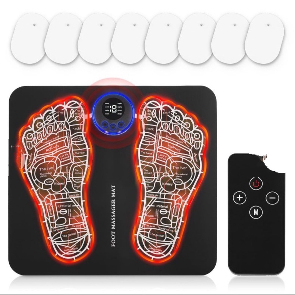 NWT EMS Foot Massager –Foldable Feet & Calves Massage Mat For Muscles Relaxation